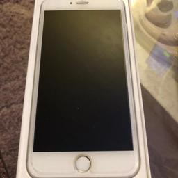 selling my Apple iPhone 6plus 64gb in silver excellent condition with apple plug charger cable and brand new unused and still in box headlfones. unlocked for any network. has a screen protector on. like brand new. as you can see on pictures not a scratch anywhere. 1st to see will buy. if u want any more pictures or have any questions please get in touch. thanks
