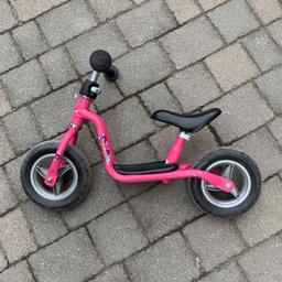 Kleines, gebrauchtes, pinkes Laufrad von Puky zu verkaufen