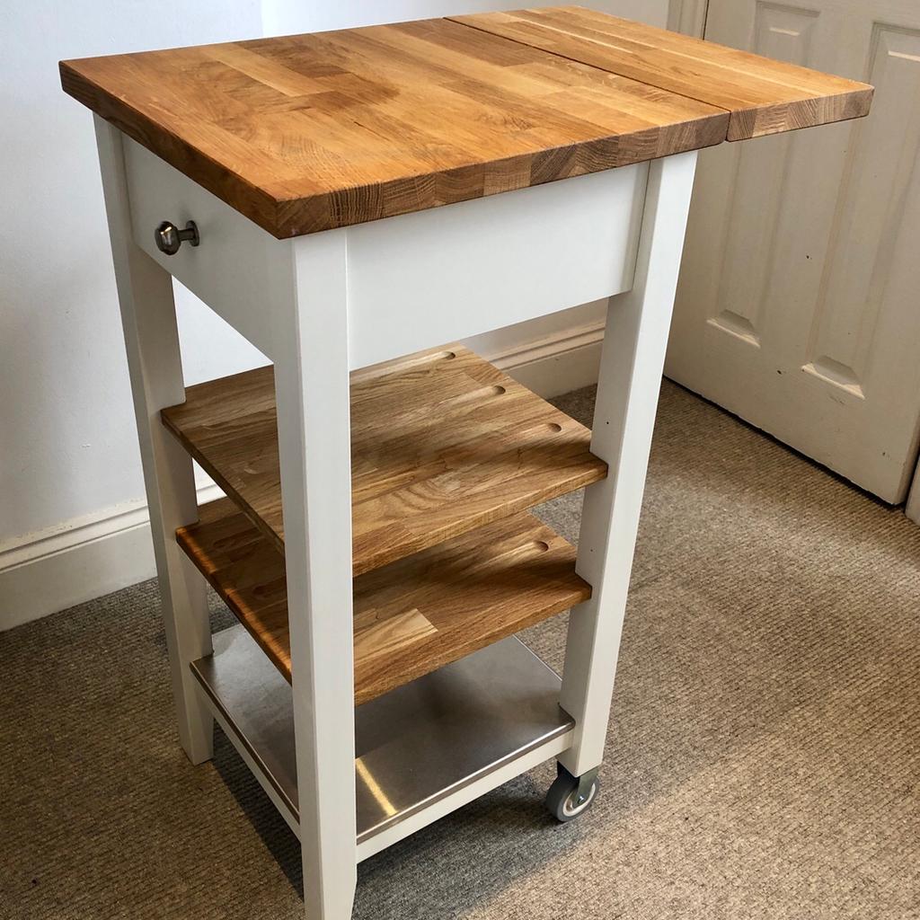 Moveable Solid Oak Kitchen Trolley in NW3 London for £80.00 for sale