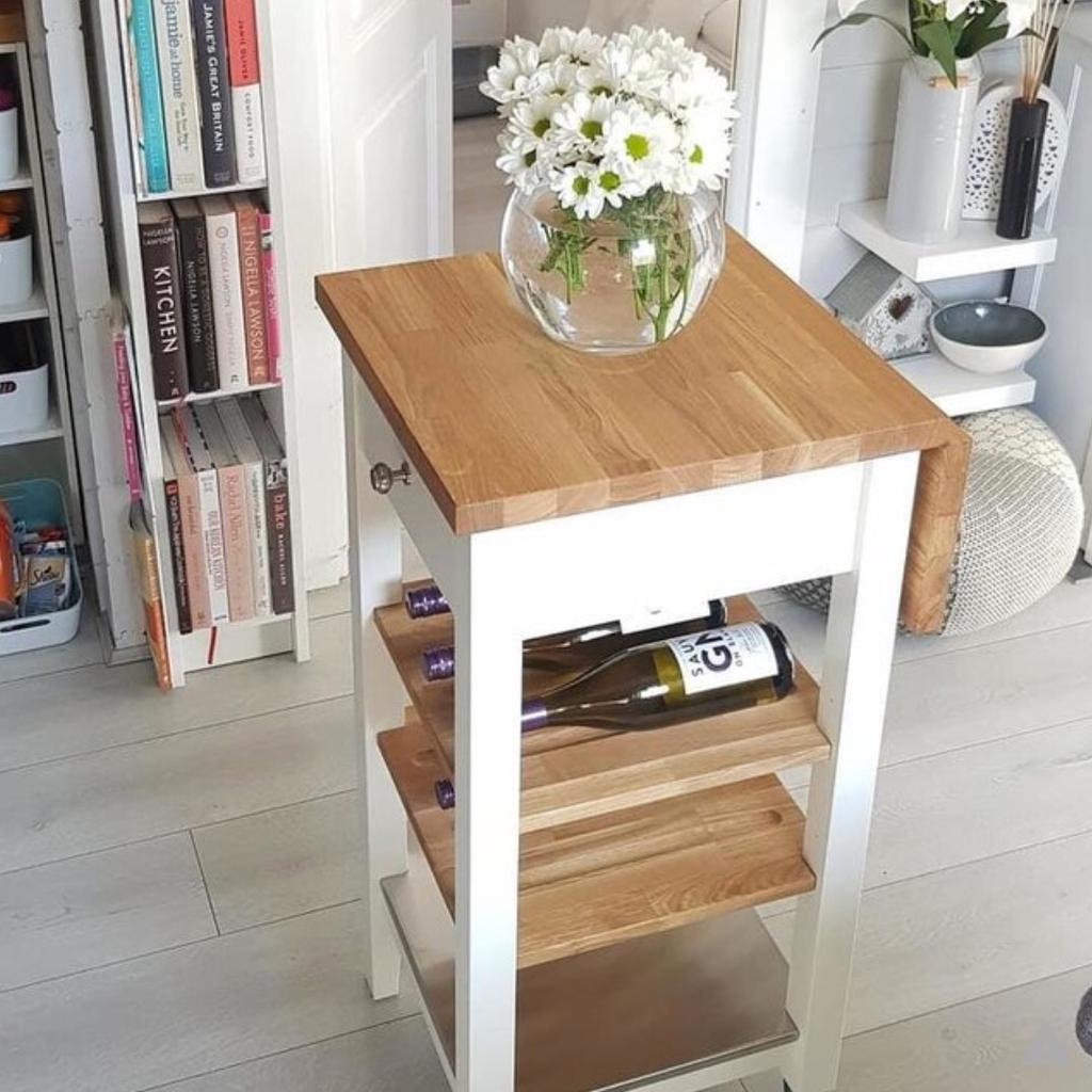 Moveable Solid Oak Kitchen Trolley in NW3 London for £80.00 for sale