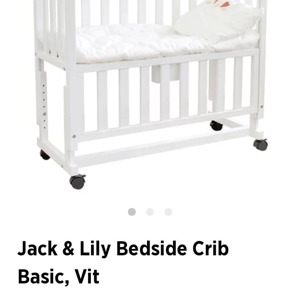 Jack och sale lily bedside crib