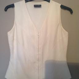 Cream top size 14 from principal
