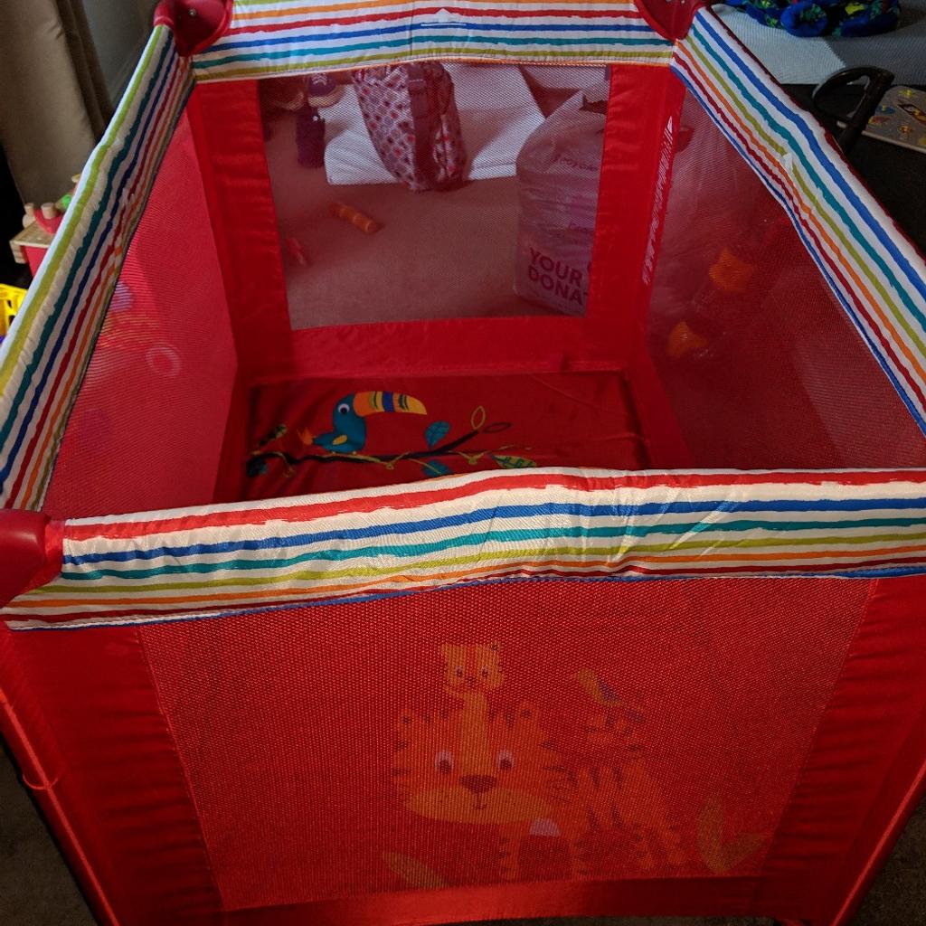 Mothercare jungle travel outlet cot