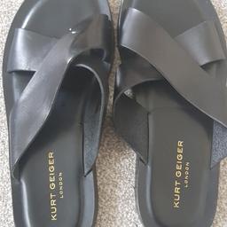 very good condition. almost new only worn once. Kurt Geiger men's sandals size 43.