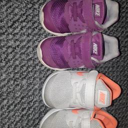 Infant Nike trainers size 5.5 one pair only worn few times as daughter out grew them pretty fast .
Pick up kettlethorpe