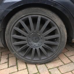 Mondeo 18” st alloys 3 good tyre one needs changing £170