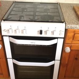 Full gas cooker 
55cm wide 
I will deliver locally for free