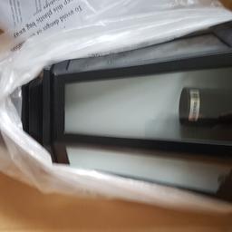 Black Outdoor Half Lantern 60w Garden / Porch Security Wall Light IP44 Homebase

Half lantern in black 
Boxed and unused 
Bulb not included 
Homebase brand 

Can be collecte