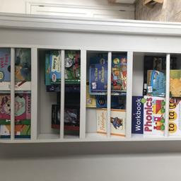 Book shelf/ bookcase great for playroom or Childs bedroom holds plenty of books
