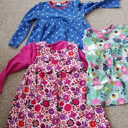3 dresses from mini club(boots). Good condition.