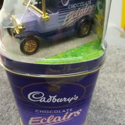 Model of a lorry advertising Cadbury chocolate eclairs, sadly the contents of the packaging are long gone !