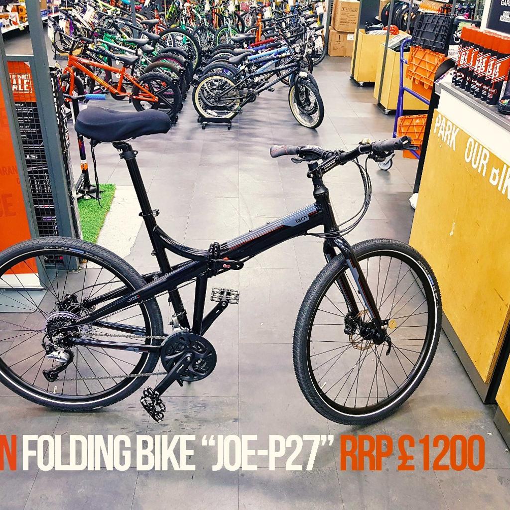 Tern joe sales p27 folding bike