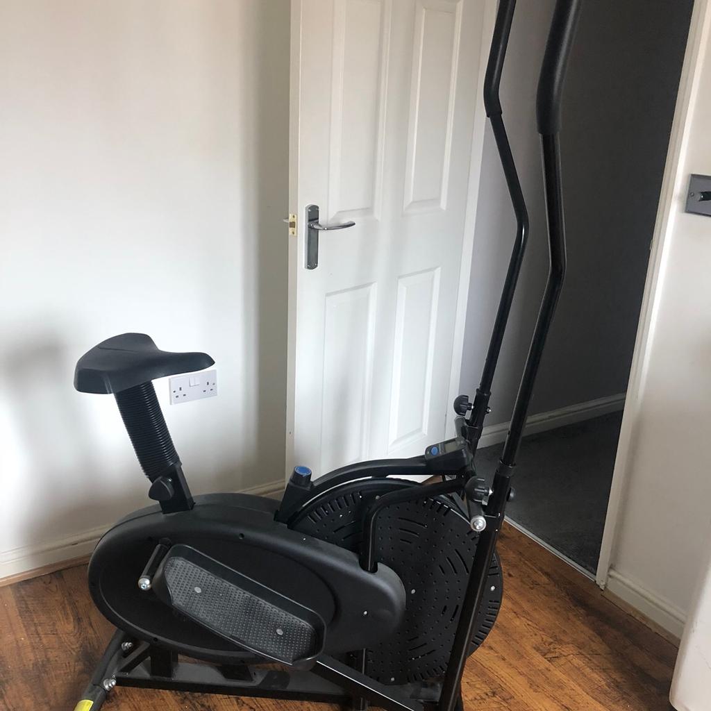 Opti 2 in 1 Cross Trainer & Exercise Bike in Wigan for £45.00 for sale