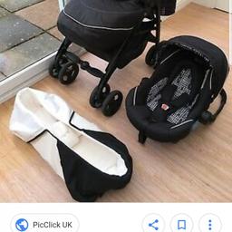 silver cross 3D excellent condition need gone asap comes with stroller car seat and matching bag