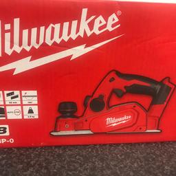 Milwaukee planer bare unit m18bp-0 with dust bag and guide 120 ono