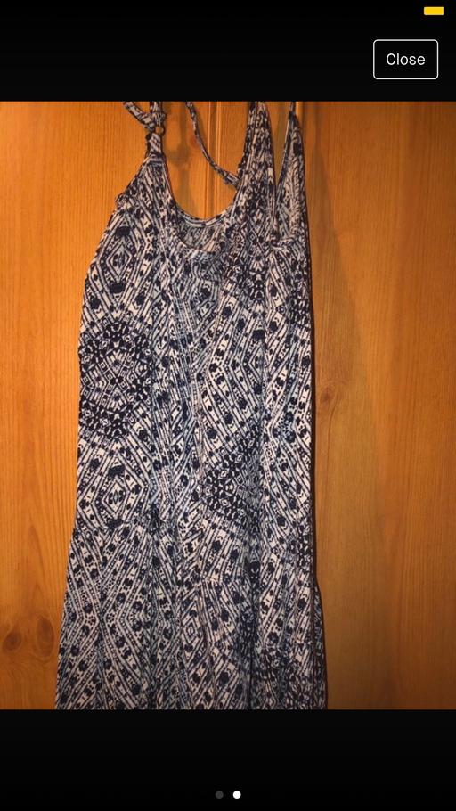 Buy & Sell West Midlands - Photos for Flowy maxi dress, navy blue & white