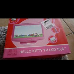 Verkaufe hier ein Kinderfernseher von Hello Kitty mit Fernbedienung und DVD 
Kann an SELBSTABHOLER ABGEBEN werden seine VERSAND MÖGLICHKEIT.