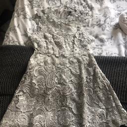 Gorgeous size 10 silver dress