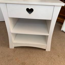 Bed frame, side table and shelf unit , in need of a bit of tlc