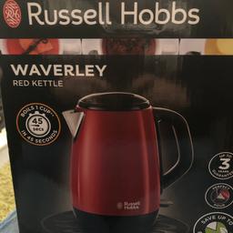 Brand new Russell Hobbs ‘Waverley’ kettle. It’s not even been taken out of the box.
1.7l capacity but can boil 1, 2 or 3 cups to save energy.
360• base with cord storage, perfect pour spout & removable spout filter.
Collection from M31 area.