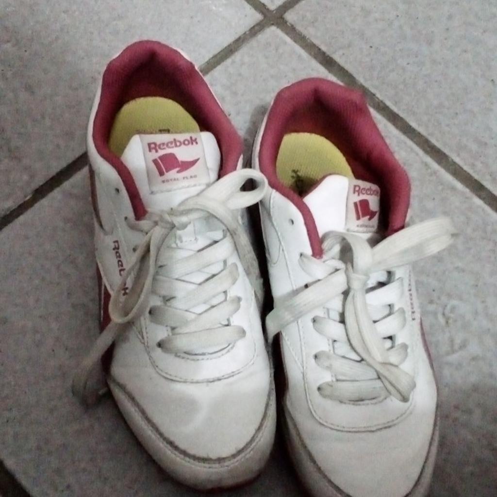 Reebok bianche hot sale e rosa