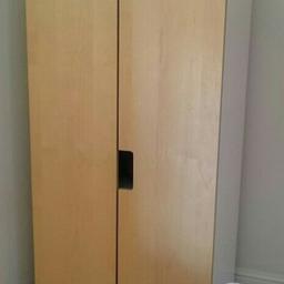2 door STUVA wardrobe brought from IKEA, light beech colour,
Has hanging rail and shelves, extra shelves can be brought if needed,

Altogether cost about £100,

Selling as no longer needed,

Good quality item, excellent condition,

❗CANNOT DELIVER,
✔CASH ON COLLECTION ONLY FROM ANERLEY/ PENGE SE20,

Buyer to make arrangements for pick up,
Quick, straightforward sale needed,

Msg with any questions, measurements added in questions bit below,