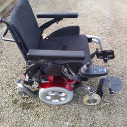 Power chair recently Serviced, fully working large wheels, x2 75ah Battery's, right hand drive,. 6 wheels, selling on behalf of a friend.
Comes with charger., Need to be able to collect.