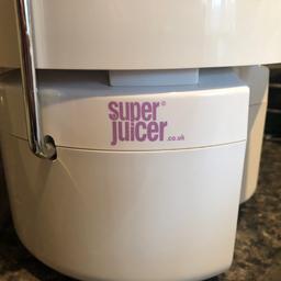 Super Juicer

Juices all fruit & vegetables. 
Full working condition. 

Collection Corhampton
Delivery possible for charge