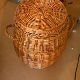 Hi, 

Wicker basket nice size for the corner in bedroom/laundry room

£15.00 ono

Get in touch ;)

Sandy