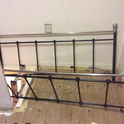 Metal double bed is a good condition complete