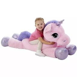 Huge soft unicorn bought from toys r us and been sat on my daughters wardrobe collection from micklover Derby