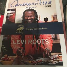 Original and mint condition signed Levi Roots Cookbook!
