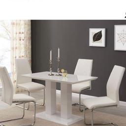 Just ordered online and the wrong size 120cm L70cmW there is NO CHAIRS JUST THE NEW TABLE
