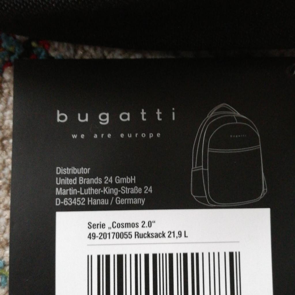 Rucksack bugatti Cosmos 2.0 21,9Liter in 65611 Brechen für 30,00 € zum  Verkauf | Shpock DE
