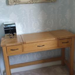 Lovely next dressing table with drawers, fold away mirror and large storage compartment. Collection only Billingham.