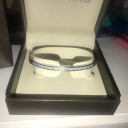Stirling silver and diamonte bangle bought from Goldsmiths for £80