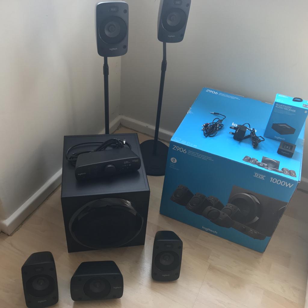 Logitech Stereo Speakers(Z906)+Stands+Bluetoo in M6 for £130.00 for sale | Shpock