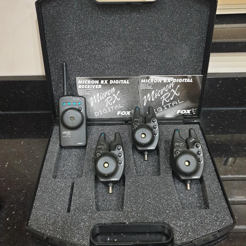 fox micron rx bite alarm set carp fishing in CM3 Chelmsford for £250.00 ...