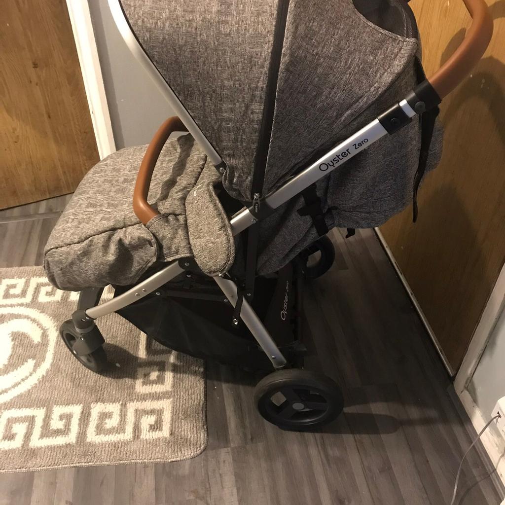 Oyster zero 2024 wolf grey footmuff