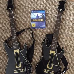 Verkaufe hier Guitar Hero live für die PS4 mit zwei Gitarren Controller. Funktioniert alles einwandfrei.