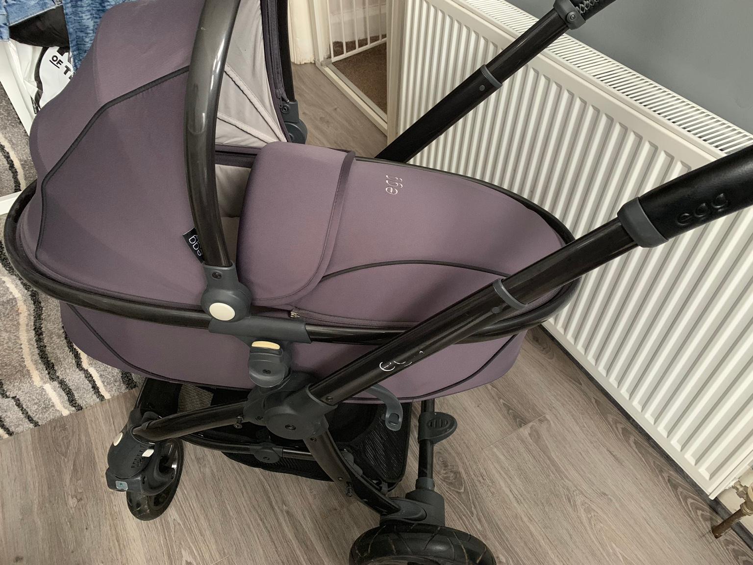 egg stroller storm grey