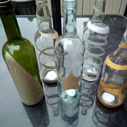 Decorative bottles 50p each 