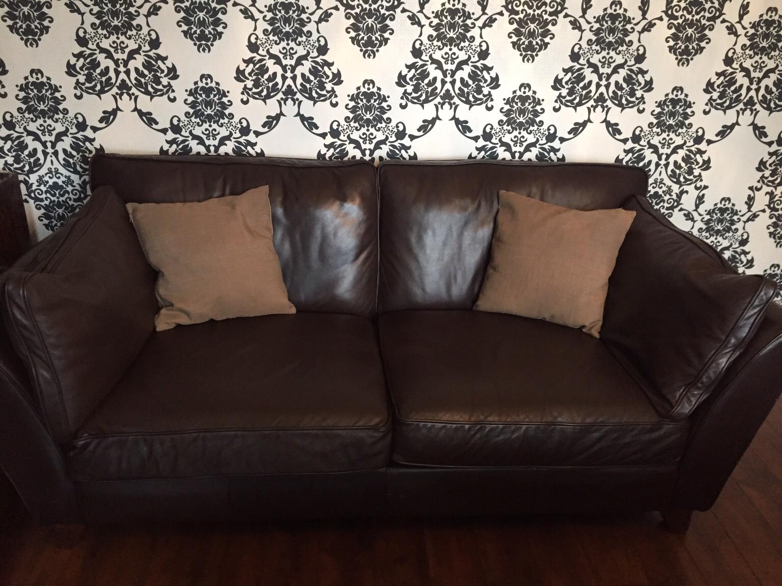 Marks and Spencer's Barletta Leather Sofas in Wigan for £150.00 for