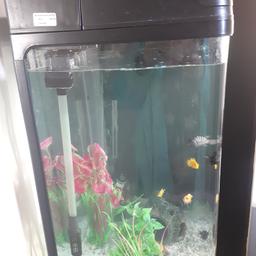 Re listed due to time waster 110lt fish tank comes with pump heater filter light ornaments. Bargain. No offers
W/H/D 24 X 28 X 14 inches
