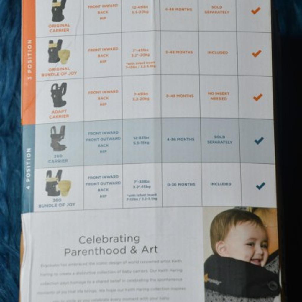 ergobaby keith haring