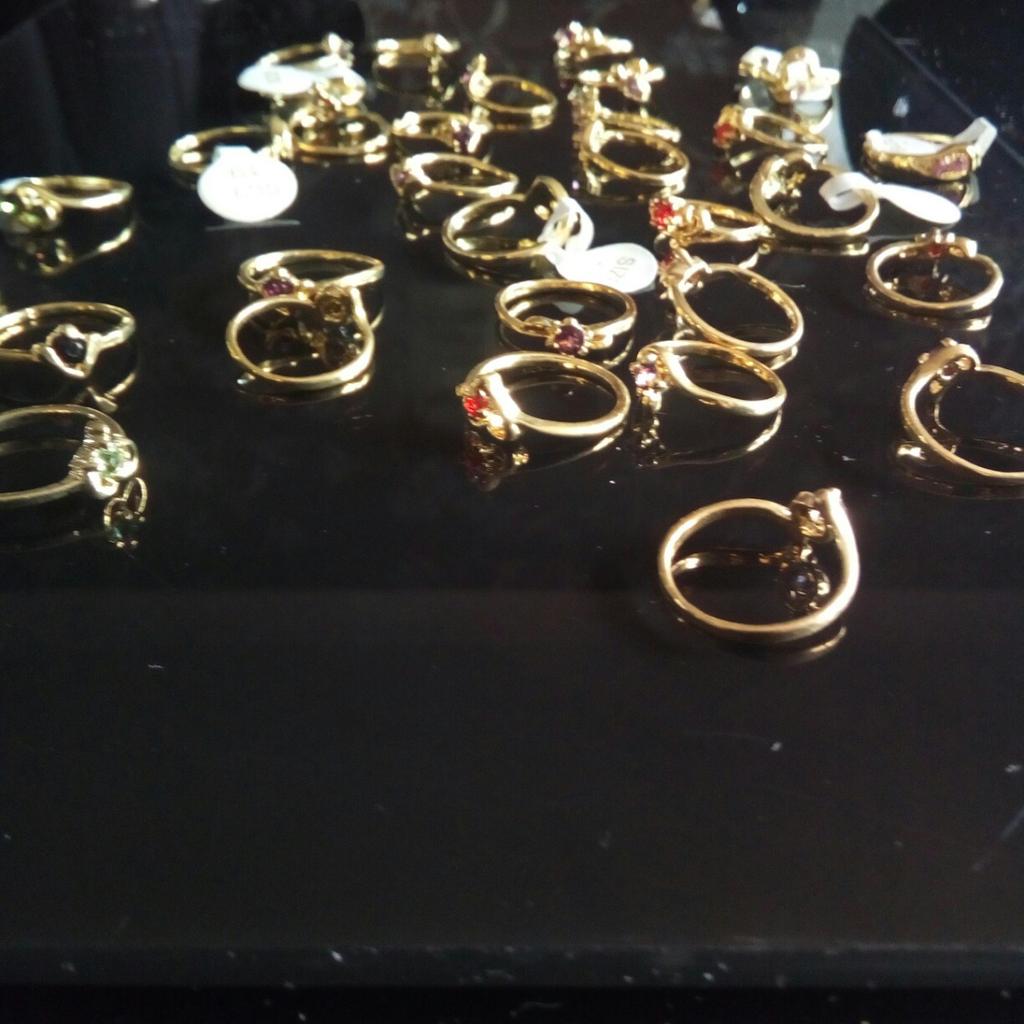 Dressing up rings for children small sizes all new 31 in total £2 the lot.