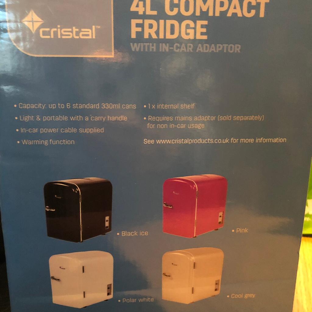 Cristal 4L compact mini fridge in Walsall for £25.00 for sale Shpock