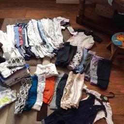 Excellent condition.
16 baby grows
5 joggers
2 linen pants
8 thin pants
3 sleeping bags

And much more

Collection only Euxton
