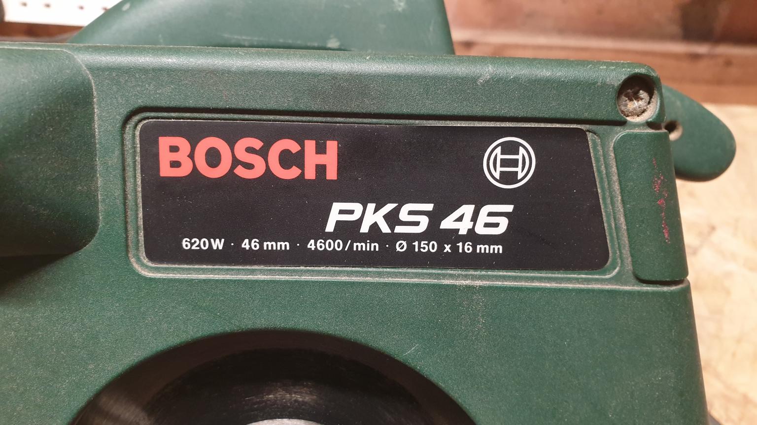 BOSCH PKS 46 - 620W CIRCULAR SAW - 150mm in DE14 Staffordshire for £20. ...