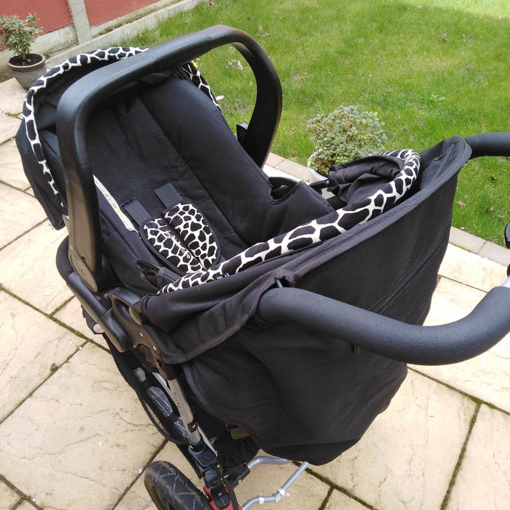 Mothercare leopard shop print pram